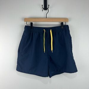 The Idle Man Navy Blue Bathing Suit Swim Shorts M NWOT